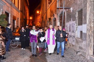 Греко-католики участь у спільній Хресній Дорозі вулицями Рима (ФОТО)